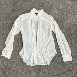 New York & Company Men's Crisp White Casual Shirt